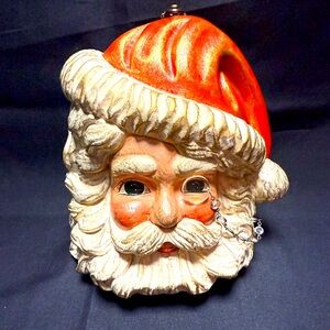 Timmy Woods Santa w Monocle Purse —Signed by the Artist!